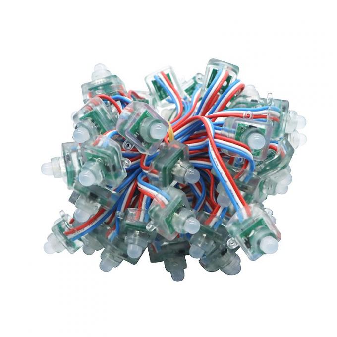 Пиксел СИД квадрата письма канала шнурует квадрат 12mm DC5V WS2811 отразил 0