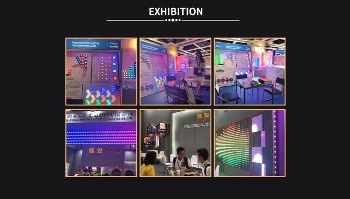 Длинная продолжительность жизни 24 Вт Dream 10 мм Адресованная RGB пиксельная полоса Гибкий светодиодный свет Управление приложением Светодиодная полоса 4