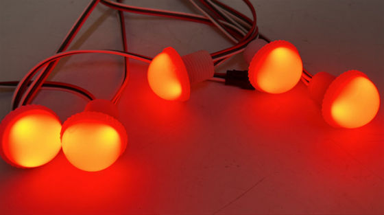 Outdoor Amusement LED Lamp 33mm 5050RGB 1W DC12V Decorative Cabochon Fairground Lights