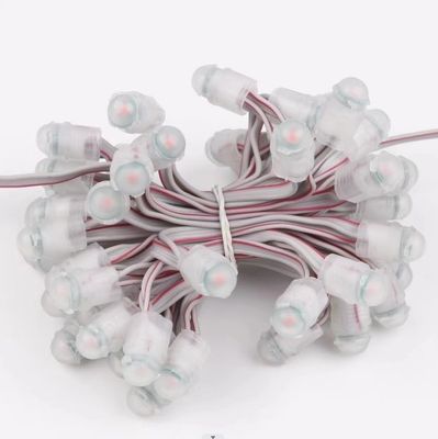 White Led Light Outdoor Waterproof 50 Leds DC 12V 9mm Led Pixel String Light