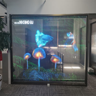 RGB Color P10 LED Transparent Film Screen Indoor H Flexible LED Display Screen