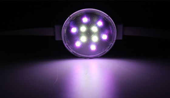 0.3W Epistar Chip 50mm RGB LED Point Light Waterproof Outdoor IP67 with PC Body