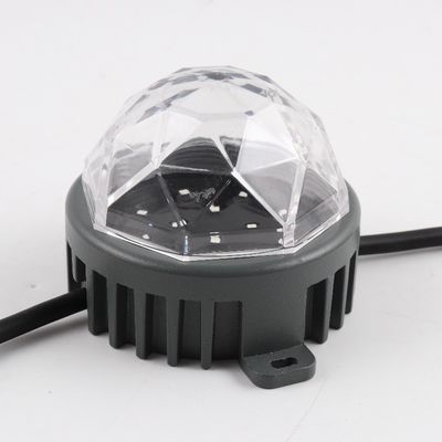 Customizable 100 Mm IP67 Waterproof DC24V 50MM DMX LED RGB Pixel Lights Programmable  Outdoor Led Project Led Point Lights