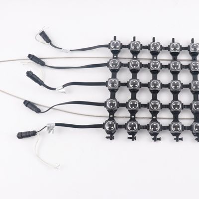 Outdoor LED Mesh Screen Advertising LED Mesh Curtain With Customizable Panel Size And Full Color Display