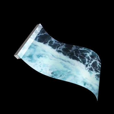 DC5V Voltage P10 LED Transparent Film Screen for Indoor Glass Shopping Mall Video Wall