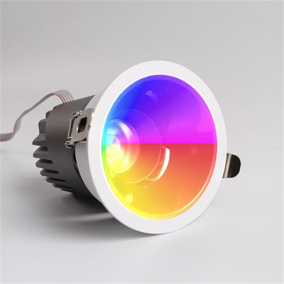 Ceiling Spot Downlight 20W LED Recessed Spotlight with Adjustable Luminous Value and Colorful Lights