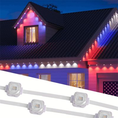 24V RGBW 1.5W LED Eaves Lights Waterproof IP67 for Outdoor Building Decoration