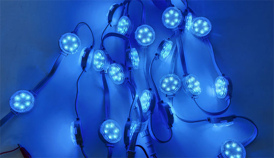 DC24V 50MM DMX LED RGB String IP67 Waterproof Outdoor Holiday LED Point Lights