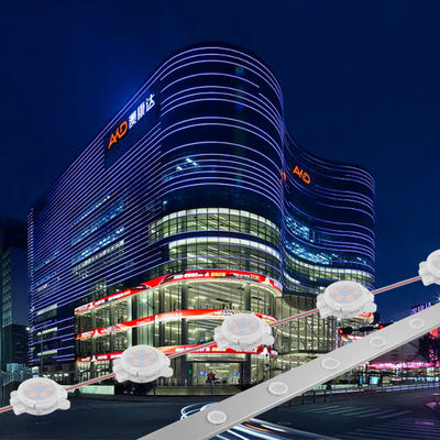 Permanent Aluminum Track RGB 30mm 24V LED Pixel Lights for Outdoor Holiday Decor IP67 Rated