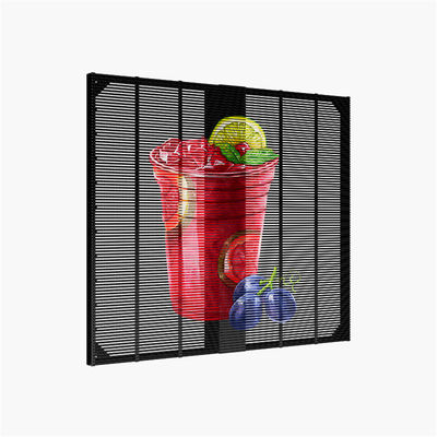 High Transparency High Brightness Transparent Mesh Led Display Screen for Shopping Mall Supermarket Glass and Windows