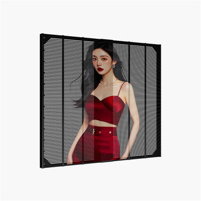 Indoor P2.6 Full Color LED Transparent Digital Poster for Shopping Mall Advertising Screens Window Displays Animation Function