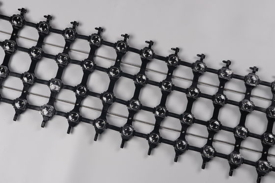 P62.5 Waterproof RGBW IP67 High Brightness LED Mesh Screen Light for Media Facade Stage Lighting