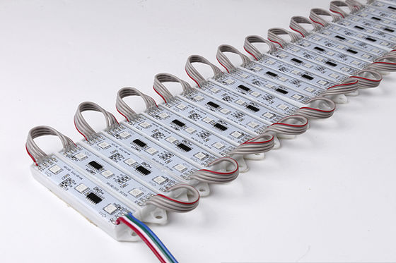 Outdoor Waterproof Pixel Light 12V Rgb Led Light Module 3 Led Lights For Building Facade