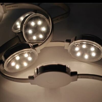 50mm 24V SMD3535 IP67 Waterproof LED Point Light Flexible 120 Beam Angle PC Material Lighting 