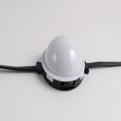 80MM LED Point Light 80mm PC Housing with Bayer LED Chips Controllable RGB IP67 Waterproof Lamp for Outdoor Amusement Park Facade Decoration