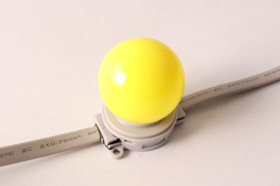40mm RGB Full Color 24V IP67 PC LED Point Light Outdoor Building Facade Landscape Garden Decoration