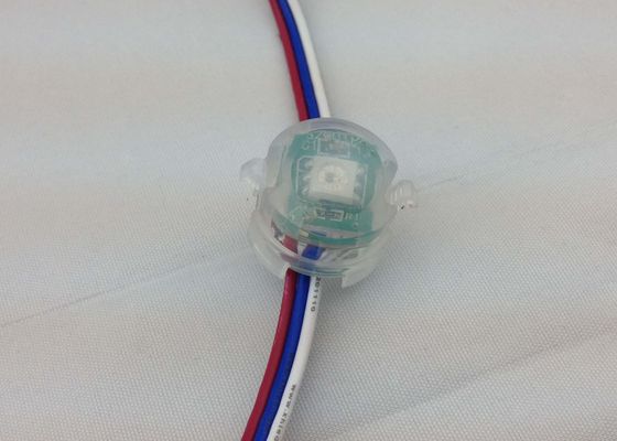 IP67 20MM Controllable DC5V RGB LED Pixel Light With UV , Fire Protection