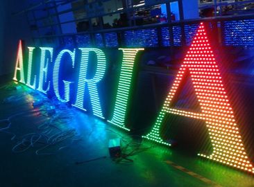 Metal освещенные СИД письма знака для украшения напольной рекламы