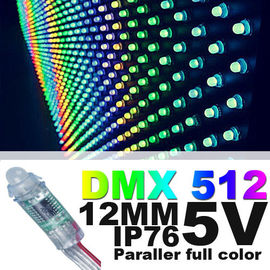 цвет 12mm водоустойчивый rgb полный вел пиксел светлое DC5V с IC для изменять цвета регулятора СИД умный