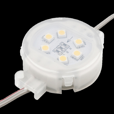 Одиночный свет на открытом воздухе водоустойчивое IP67 1.2W Smd2835 DC24V 50mm СИД пункта цвета