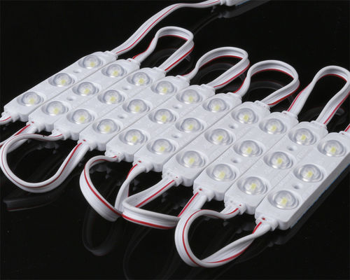 High Power 12v 3 Light SMD LED Module With Lens Waterproof Ip65 Injection 3030 Led Module For Lights