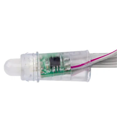 Светодиодные пиксельные огни 0.2W DC12V IP67 Одноцветный 9 мм Внешний водонепроницаемый Рекламный канал