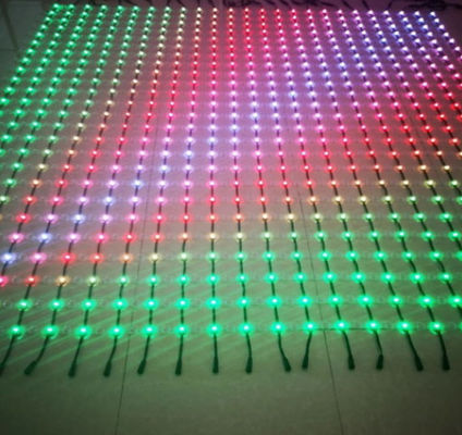 Customizable Pixel Pitch LED Mesh Curtain With DMX512 Control Mode