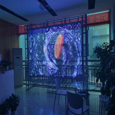 p6RGB Цветовой светодиодный прозрачный пленочный экран Внутренний / Внешний дисплей Видеоэкран