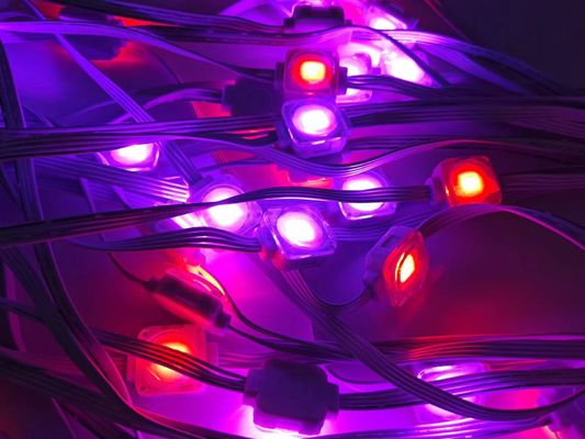 30 Lights RGB Outdoor Atmosphere Light String Eaves Christmas Decoration Wifi Bluetooth Control Waterproof