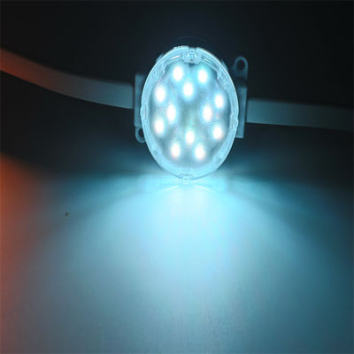 IP67 водонепроницаемость DC24V 50MM DMX LED RGB пиксельные огни программируемые полноцветные умные точечные огни на улице