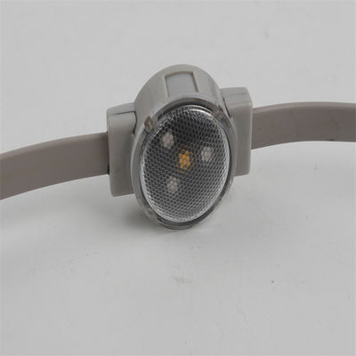 RGB SMD3535 Полноцветный светодиодный пиксель 30 мм 12В 1W круглые водонепроницаемые светодиодные рождественские огни с крышкой объектива