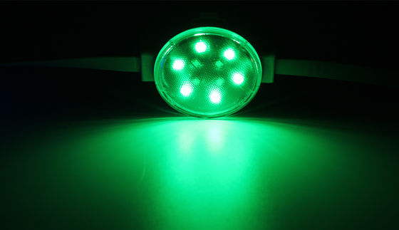 50mm diameter point light source red green blue monochrome 24V outdoor permanent pixel light