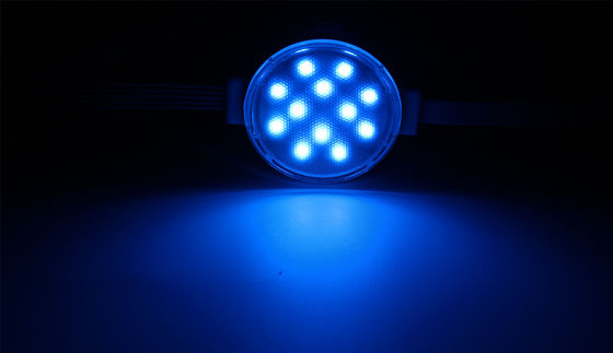 12LED цвет 24V 50mm точечный источник света DMX512 декоративный пиксельный свет