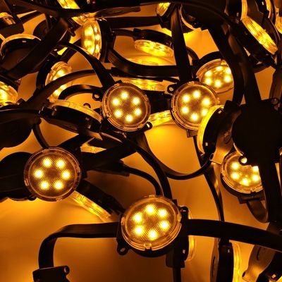 Высокая яркость 50 мм пикселей светодиодный точечный свет Single DMX 512 Тема декоративный здание