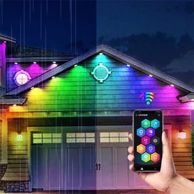 25 мм Диаметр светодиодные лампы для рождественских украшений, IP67 RGB точечный источник света