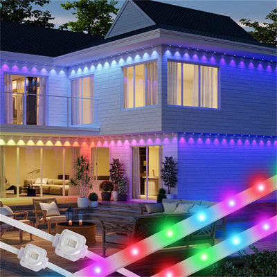 CE сертифицированный IP67 водонепроницаемый RGBIC Smart Eaves Light для наружных крыш