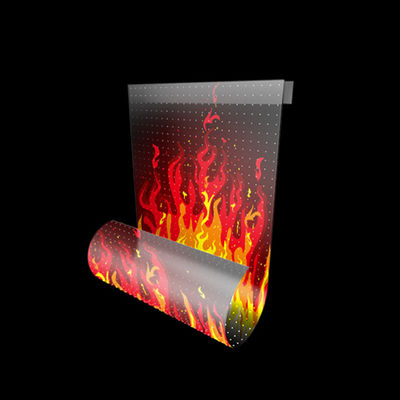RGB Цветный светодиодный прозрачный пленочный экран Внутренний гибкий светодиодный дисплей