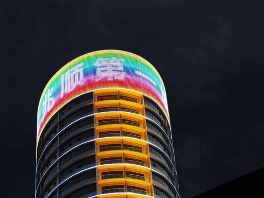 Epistar LED Chip Net Video Wall Soft Flexible Advertising LED Display Screen для внутренних и наружных помещений