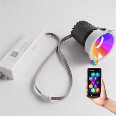 Ультратонкий 20W RGBW SPI USC2904 Перезаряжаемые светодиодные прожекторы Круговое противосвечение Для декорации гостиной