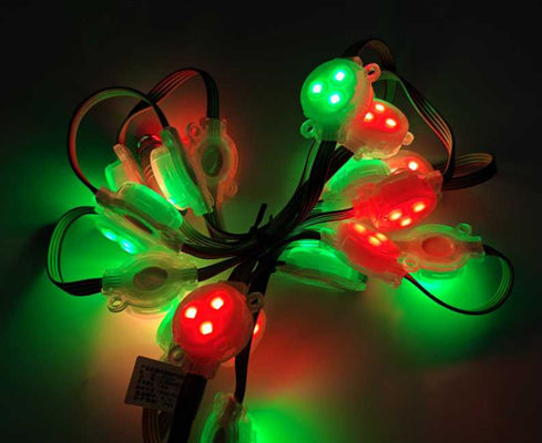 DC 12V 3 шт. SMD 5050 Диффузные RGB LED пиксели, Адресованные RGB LED полосы 30 мм светодиодные пиксельные точечные огни