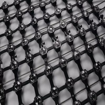 Best Sale Waterproof LED Mesh Screen for Advertising PC Material Lamp Body Led Net Screen Curtain