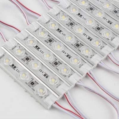 IP67 водонепроницаемая инжекционная ПВХ светодиодный модуль DC12V SMD3030 для рекламной службы