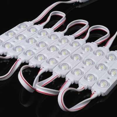 SMD 2835 DC12V 3-светодиодный инжекционный LED модуль 1.5 Вт IP65 водонепроницаемый декоративный задний свет для буквенных вывесок и рекламных световых коробов