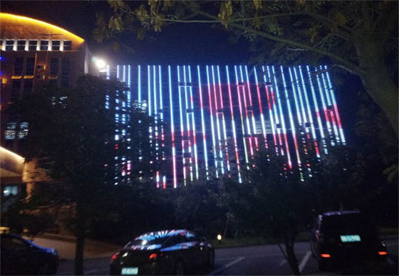 40 мм DMX512 RGB пиксельный свет светодиодный точечный свет IP67 водонепроницаемый для архитектурной тематики