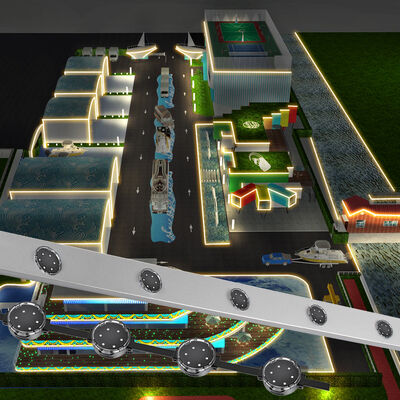 40 мм DMX512 DC24V Программируемый светодиодный пиксельный свет для наружных водонепроницаемых приложений