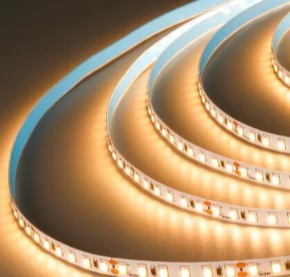 Высокая плотность 480leds Высокая эффективность 24V IP67 Теплый белый 2700K Dot Free 8mm COB LED Strip Light Kit для потолка дома