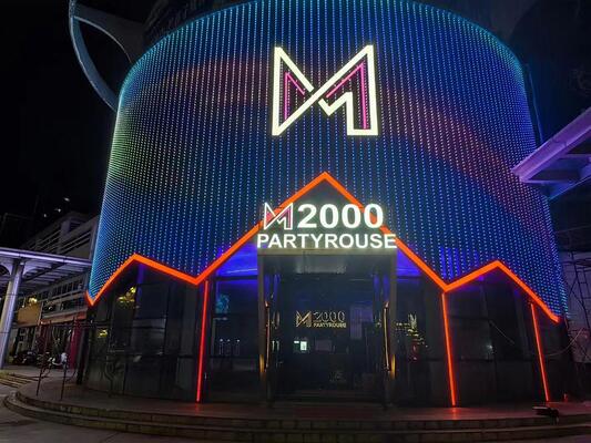 Постоянные наружные светодиодные фонари Алюминиевый профиль IP67 Умный Wifi контроллер Дом Экстерио Рождество Праздник Rgb светодиодный пиксельный свет