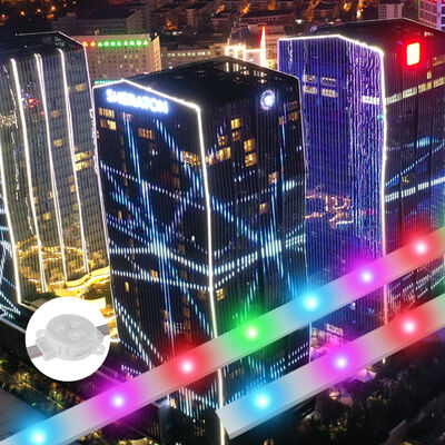 Прямой маркетинг 30 мм водонепроницаемый IP67 Адресуемый RGB алюминиевый профиль Постоянные уличные рождественские огни