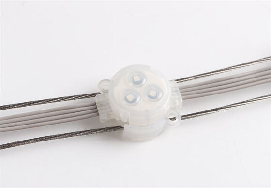 RGB DC12V светодиодный пиксельный свет 30mm SMD5050 IP67 PC водонепроницаемый 1W Внешние фасады зданий