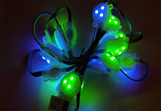 RGB DC12V LED Pixel Light 30mm SMD5050 IP67 PC Waterproof 1W Outdoor Building Facade Point Lights